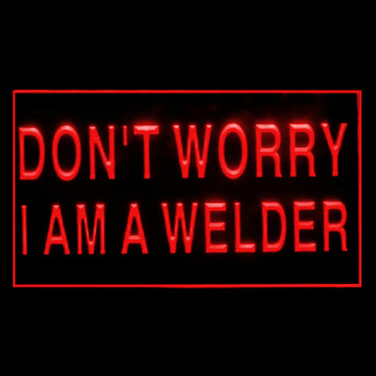 200113 I am Welder Store Shop Home Decor Open Display illuminated Night Light Neon Sign 16 Color By Remote