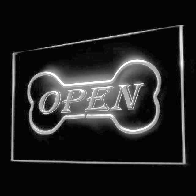 210002 Pets Store Shop Home Decor Open Display illuminated Night Light Neon Sign 16 Color By Remote