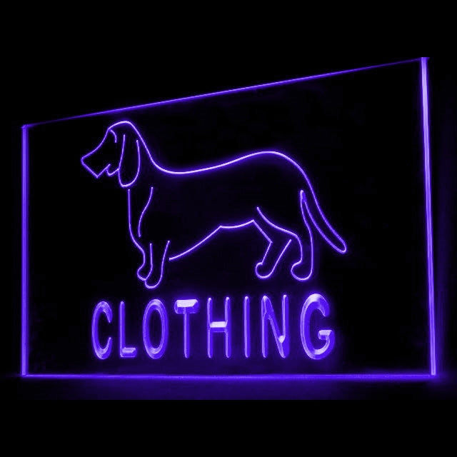 210004 Pets Clothing Store Shop Home Decor Open Display illuminated Night Light Neon Sign 16 Color By Remote