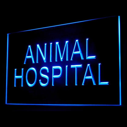 210005 Animal Hospital Pets Shop Home Decor Open Display illuminated Night Light Neon Sign 16 Color By Remote