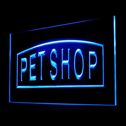 210006 Pet Store Shop Home Decor Open Display illuminated Night Light Neon Sign 16 Color By Remote