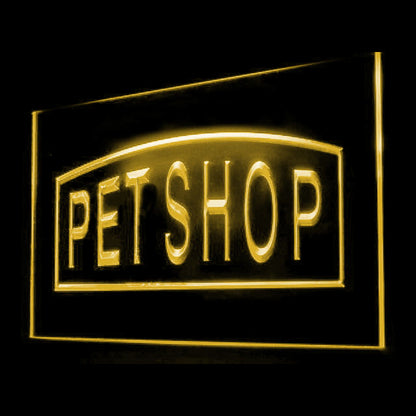 210006 Pet Store Shop Home Decor Open Display illuminated Night Light Neon Sign 16 Color By Remote