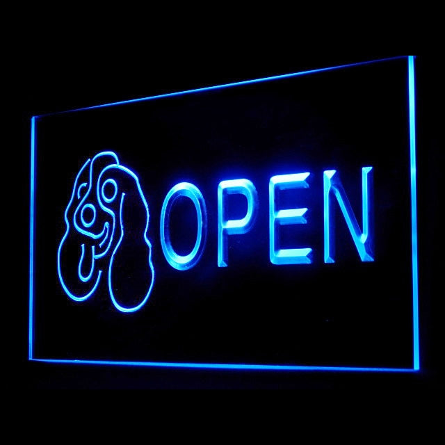 210007 Pet Store Shop Home Decor Open Display illuminated Night Light Neon Sign 16 Color By Remote