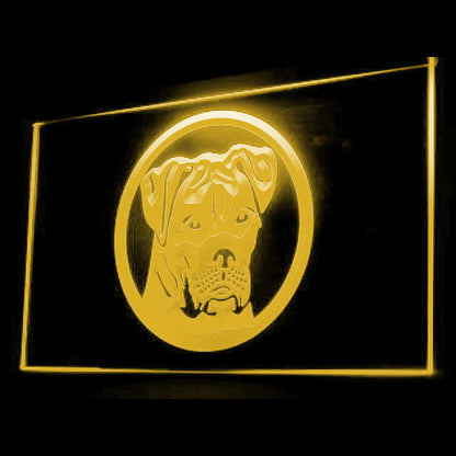 210013 American Bulldog Pets Shop Home Decor Open Display illuminated Night Light Neon Sign 16 Color By Remote