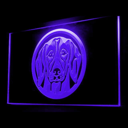 210015 Beagle Dog Pets Shop Home Decor Open Display illuminated Night Light Neon Sign 16 Color By Remote