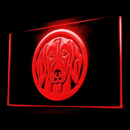 210015 Beagle Dog Pets Shop Home Decor Open Display illuminated Night Light Neon Sign 16 Color By Remote