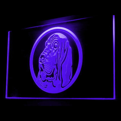 210016 Bloodhound Pets Shop Home Decor Open Display illuminated Night Light Neon Sign 16 Color By Remote