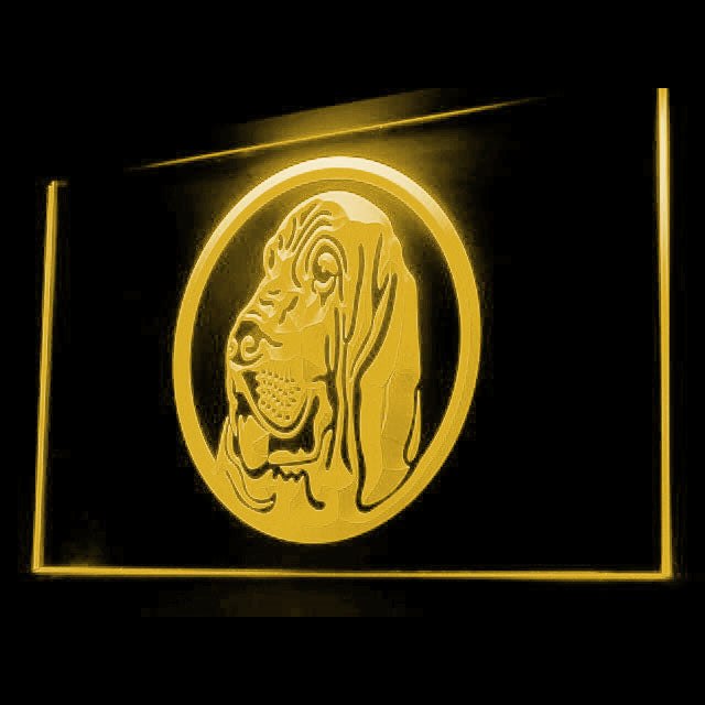210016 Bloodhound Pets Shop Home Decor Open Display illuminated Night Light Neon Sign 16 Color By Remote