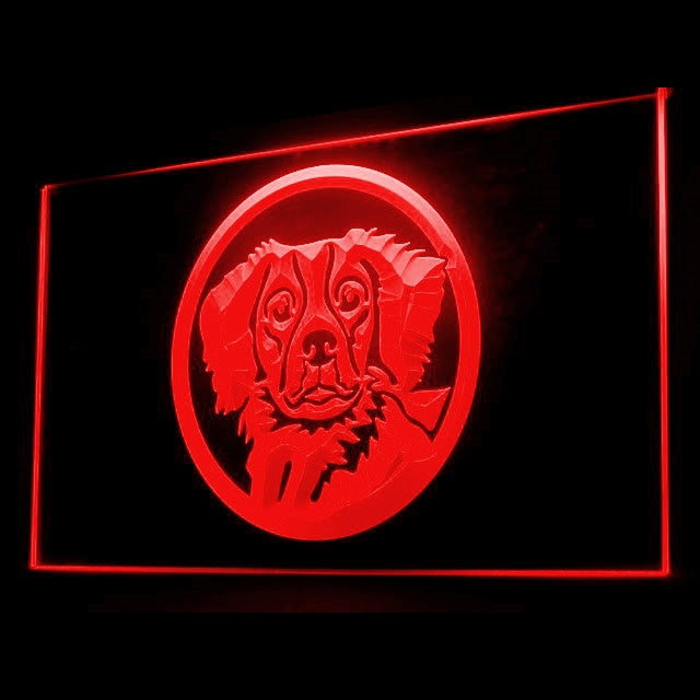 210019 Brittany Spaniel Pets Shop Home Decor Open Display illuminated Night Light Neon Sign 16 Color By Remote