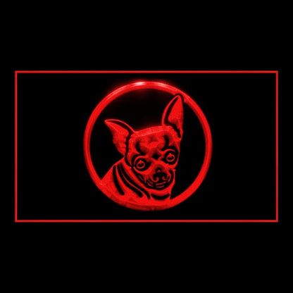 210022 Chihuahua Pets Shop Home Decor Open Display illuminated Night Light Neon Sign 16 Color By Remote
