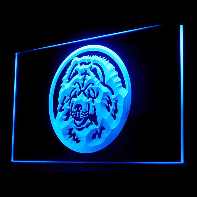 210023 Chow Chow Pets Shop Home Decor Open Display illuminated Night Light Neon Sign 16 Color By Remote