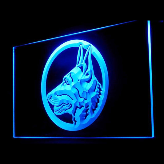 210029 German Shepherd Pets Shop Home Decor Open Display illuminated Night Light Neon Sign 16 Color By Remote
