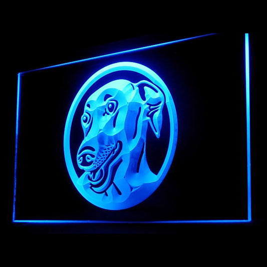 210032 Greyhound Pets Shop Home Decor Open Display illuminated Night Light Neon Sign 16 Color By Remote