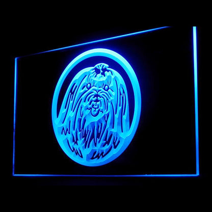 210036 Maltese Dog Pets Shop Home Decor Open Display illuminated Night Light Neon Sign 16 Color By Remote