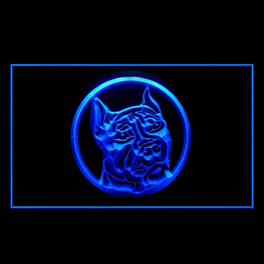 210039 Pit Bull Pets Shop Home Decor Open Display illuminated Night Light Neon Sign 16 Color By Remote