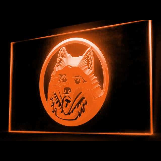 210047 Dog Samoyed Pets Shop Home Decor Open Display illuminated Night Light Neon Sign 16 Color By Remote