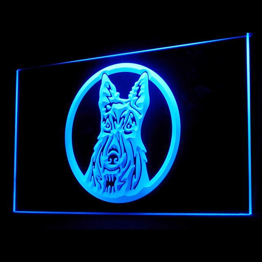 210049 Scottish Terrier Aberdeen Scottie Pets Home Decor Open Display illuminated Night Light Neon Sign 16 Color By Remote