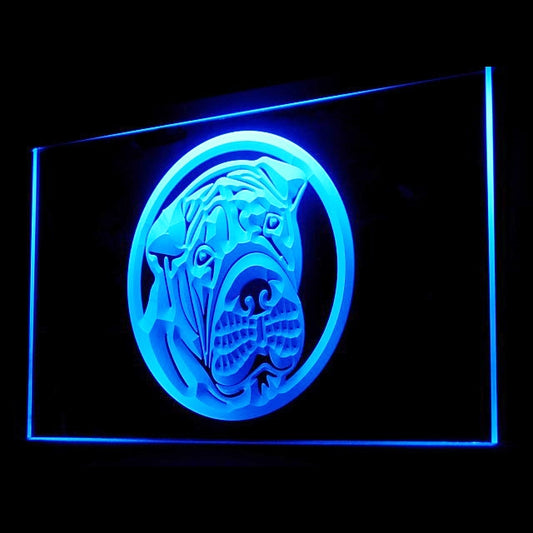 210050 Shar Pei Pets Shop Home Decor Open Display illuminated Night Light Neon Sign 16 Color By Remote