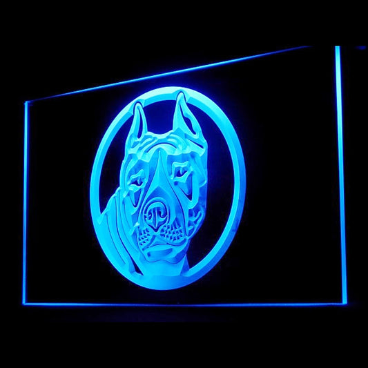 210053 Staffordshire Bull Terrier Pets Home Decor Open Display illuminated Night Light Neon Sign 16 Color By Remote