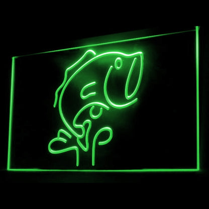 210061 Blue Marlin Fishes Home Decor Shop Home Decor Open Display illuminated Night Light Neon Sign 16 Color By Remote