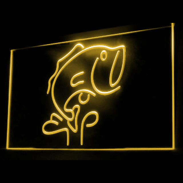 210061 Blue Marlin Fishes Home Decor Shop Home Decor Open Display illuminated Night Light Neon Sign 16 Color By Remote
