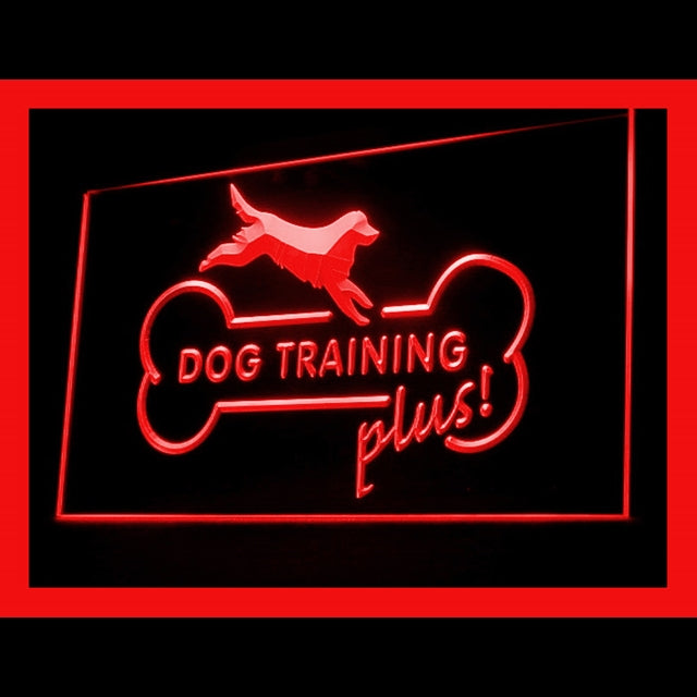 210140 Dog Traning Pets Store Shop Home Decor Open Display illuminated Night Light Neon Sign 16 Color By Remote