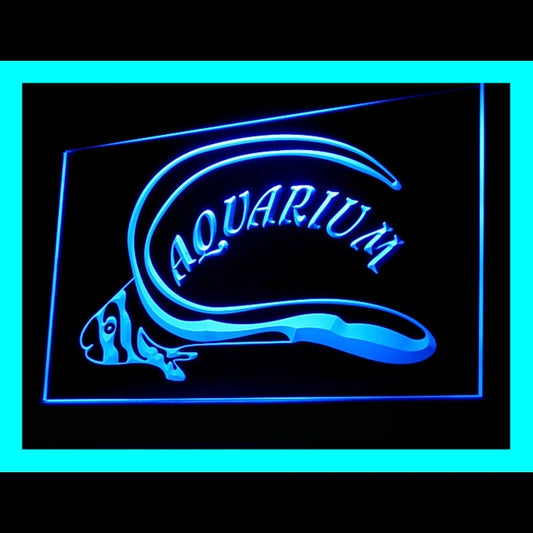 210142 Aquarium Aquarist Store Shop Home Decor Open Display illuminated Night Light Neon Sign 16 Color By Remote