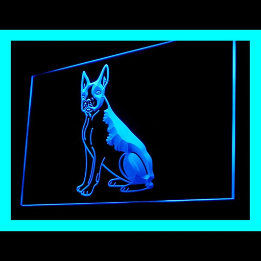 210155 Boston Terrier Pets Shop Home Decor Open Display illuminated Night Light Neon Sign 16 Color By Remote