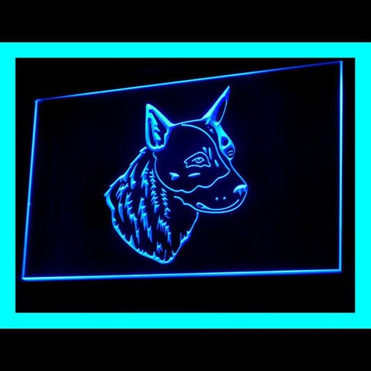 210197 Australian Cattle Pets Shop Store Home Decor Open Display illuminated Night Light Neon Sign 16 Color By Remote