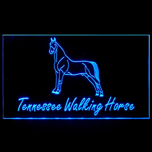 210229 Tennessee Walking Horse Pets Shop Home Decor Open Display illuminated Night Light Neon Sign 16 Color By Remote
