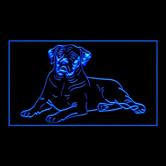 210230 Mastiff Dog Pets Shop Home Decor Open Display illuminated Night Light Neon Sign 16 Color By Remote