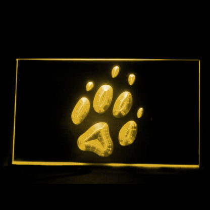 210233 Beware Caution Bear Hunting Home Decor Shop Home Decor Open Display illuminated Night Light Neon Sign 16 Color By Remote