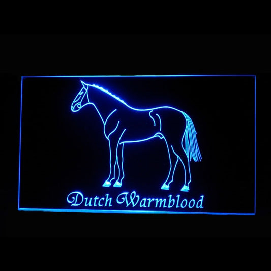 210237 Dutch Warmblood Home Decor Shop Store Home Decor Open Display illuminated Night Light Neon Sign 16 Color By Remote