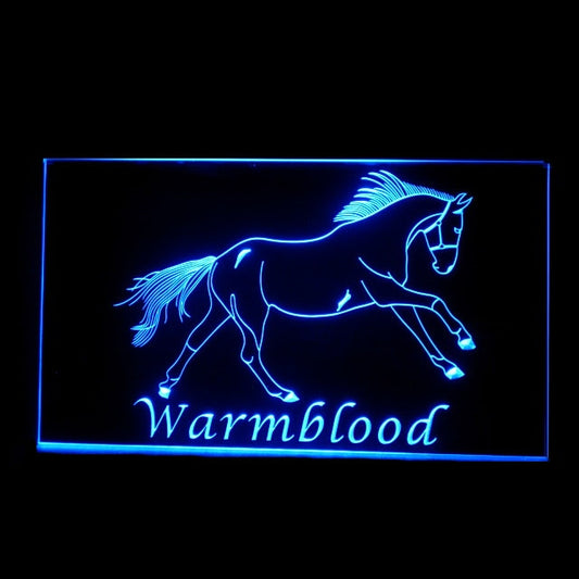 210247 Warmblood Home Decor Shop Store Home Decor Open Display illuminated Night Light Neon Sign 16 Color By Remote