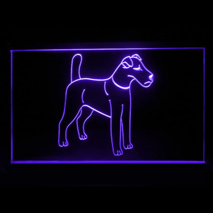 210260 Kerry Blue Terrier Pets Shop Store Home Decor Open Display illuminated Night Light Neon Sign 16 Color By Remote
