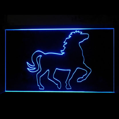 210262 Mustang Horse Home Decor Shop Store Home Decor Open Display illuminated Night Light Neon Sign 16 Color By Remote