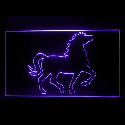 210262 Mustang Horse Home Decor Shop Store Home Decor Open Display illuminated Night Light Neon Sign 16 Color By Remote