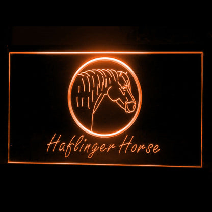 210266 Haflinger Horse Home Decor Shop Store Home Decor Open Display illuminated Night Light Neon Sign 16 Color By Remote