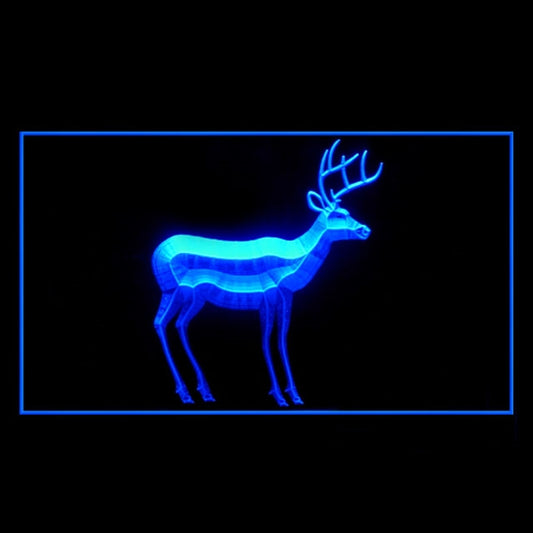 210269 Deer Hunting Sports Shop Store Home Decor Open Display illuminated Night Light Neon Sign 16 Color By Remote