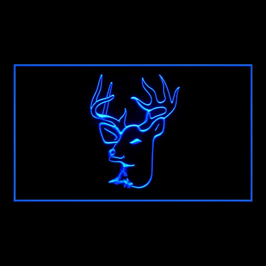 210271 Deer Hunting Sports Shop Store Home Decor Open Display illuminated Night Light Neon Sign 16 Color By Remote