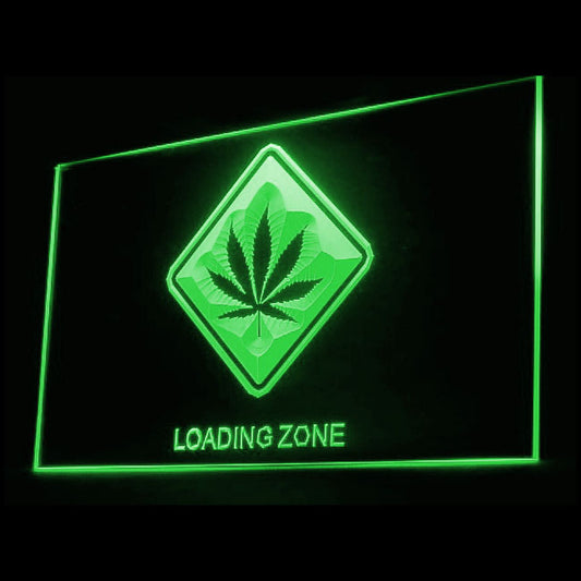 220012 Marijuana Loading Zone High Life Store Shop Home Decor Open Display illuminated Night Light Neon Sign 16 Color By Remote