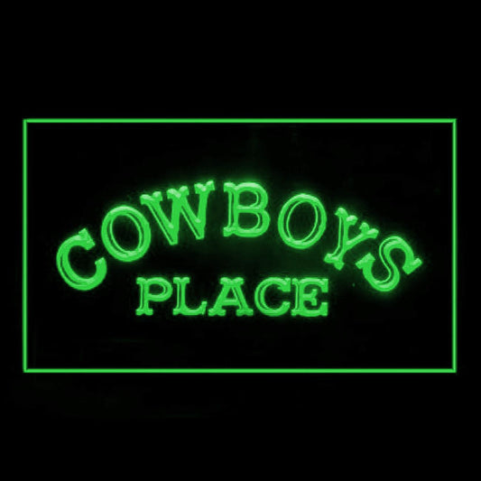 220023 Cowboys Place Texas Rodeo Shop Home Decor Open Display illuminated Night Light Neon Sign 16 Color By Remote
