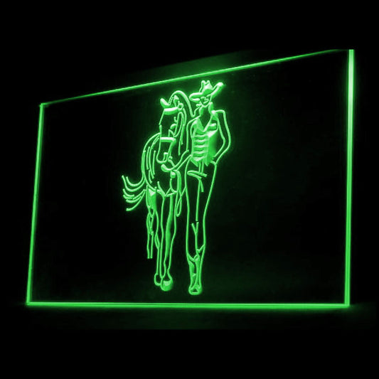 220025 Texas Western Cowboy Rodeo Shop Home Decor Open Display illuminated Night Light Neon Sign 16 Color By Remote