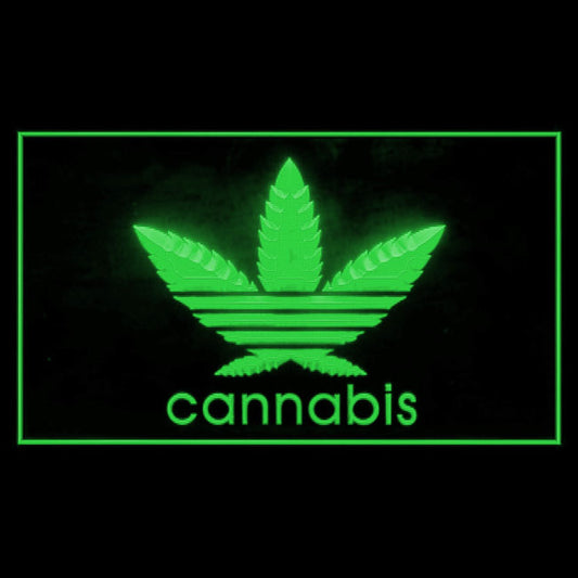 220026 Cannabis Marijuana High Life Store Shop Home Decor Open Display illuminated Night Light Neon Sign 16 Color By Remote