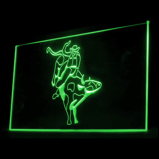220031 Texas Western Cowboy Rodeo Shop Home Decor Open Display illuminated Night Light Neon Sign 16 Color By Remote