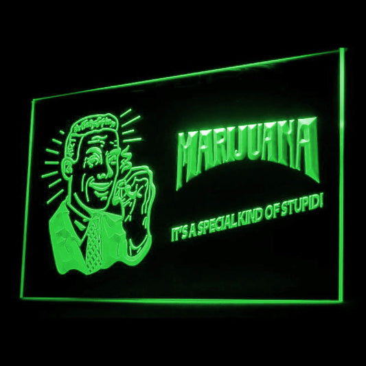 220039 Marijuana High Life Store Shop Home Decor Open Display illuminated Night Light Neon Sign 16 Color By Remote