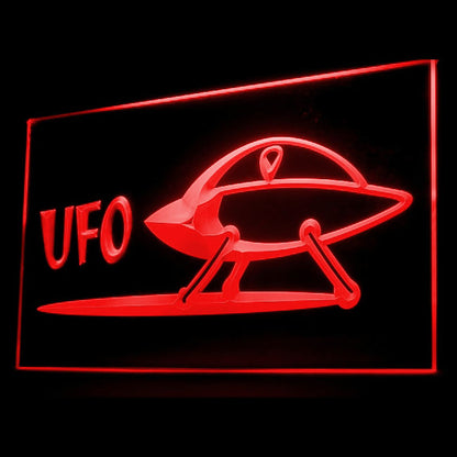 220046 UFO Space Ship Home Decor Toys Shop Home Decor Open Display illuminated Night Light Neon Sign 16 Color By Remote