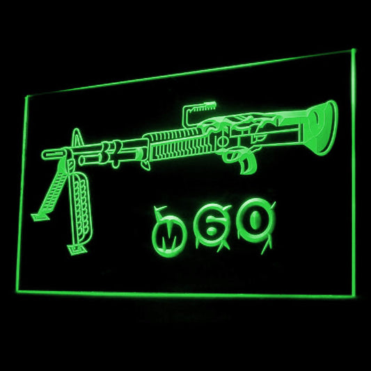 220048 Machine Gun Shop Open Home Decor Open Display illuminated Night Light Neon Sign 16 Color By Remote