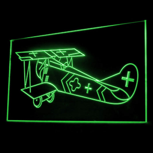 220051 Aircraft World War Model Toys Shop Open Home Decor Open Display illuminated Night Light Neon Sign 16 Color By Remote