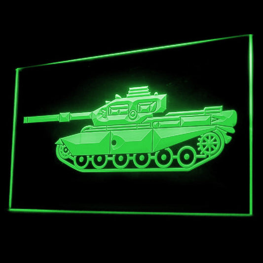 220052 Tank Battle World War Model Toys Shop Open Home Decor Open Display illuminated Night Light Neon Sign 16 Color By Remote